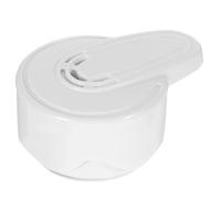 DECHOUS Replacement Steam Release Valve Handle for Pressure Cooker Anti-Blocking Cover, White Plastic and Stainless Steel, Easy to Install and Maintain, for Indian Pressure Cooker Parts