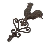 DECHOUS Retro Wall Hook Cast Iron Heavy Duty Rooster Shape Coat Hook for Bathroom