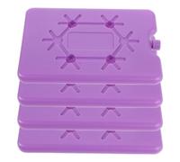 DECHOUS Reusable Ice Packs with Enhanced Chill Output and Extended Cooling Duration PE Material 4pcs 200ml for Cooler and Lunch Box for School and Rented Rooms