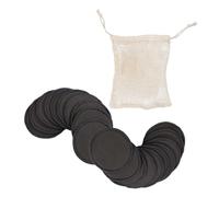 DECHOUS Reusable Removing Eye Makeup Makeup Remover Pads Bamboo Fibre for, Face Cleansing Soft Cotton Mesh round Fiber Pads Easy to Hold for Washing Face and