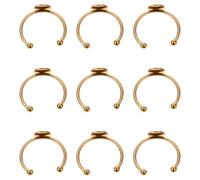 DECHOUS Ring Making Findings 10Pcs Adjustable Metal Ring Base Pads for Women DIY Jewellery Crafts