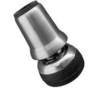 DECHOUS Rotatable Universal Crutch Tip with 19mm Diameter Non-Slip Rubber Sleeve, Stainless Steel Walking Cane End Mat for Mobility Aids and Trekking Poles