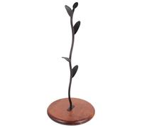 DECHOUS Rustic American Style Coffee Mug Rack Water Cup Organizer with Sturdy Wooden Stand for Kitchen Cup Display and Milk Mug Holder