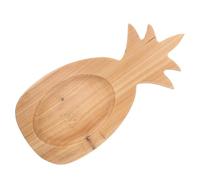 DECHOUS Rustic Wood Tray Pineapple Shape 38X18 CM Natural Pine Meat and Cheese Serving Board for Holiday Entertaining
