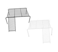 DECHOUS Rutin Chicken Platform with Ladder Small Pet Stand for Climbing and Feeding Wear-resistant Cage Landscaping Rack for Little Chickens and Small Animals Clean Black and White Storage