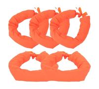 DECHOUS Sand Bags Reflective 5pcs Cone Weights Cones Sandbag for Traffic and Cloth with Material and Safety Reflective Design, to Prevent Driveway Control and Parking Lots