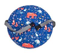 DECHOUS Seat Polyester Round Cushion Waterproof Booster for Toddlers and Portable, Lightweight Sponge Fiber Material, Detachable and Washable, for Feeding and Dining Chairs