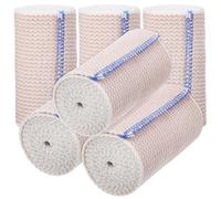DECHOUS Self Adhering Bandage Tape 6 Rolls Elastic Stretch Wrap for Sports Injury and Ankle Support Portable and Compact Use