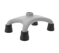 DECHOUS Self Standing Walking Cane Base Quad Tip Replacement, Non-slip Four Point Cane Stabilizer with Wide Pa Plastic Base, Enhanced Stability for Seniors on Hard Surfaces and Outdoor Use