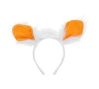 DECHOUS Sheep Ear Headband for Child Adults - Plush Animals Ear Headbands Halloween Cosplay Lamb Hair Hoop Costume Accessory for Festive Events Party