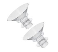 DECHOUS Silicone Breast Pump Flange Inserts for Nursing Moms Wearable Washable Silicone Accessories for Electric Breast Pumps 13mm Diameter 2pcs