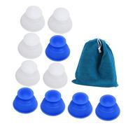 DECHOUS Silicone Cupping Set Effective Dry Cupping Treatment for Body Massage Therapy 11pcs Vacuum Cups Sturdy Silicone Material for Relaxation and Relief for Home Use