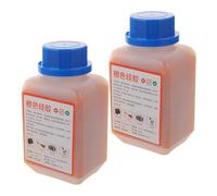 DECHOUS Silicone Silica Gel Desiccant Beads Color Changing 2 Bottles Orange 1.1lbs Reusable Moisture Absorbers Easy Replacement for 3d Printer Filament Sensitive Electronic Devices