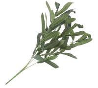 DECHOUS Simulated Olive Leaf Decor Artificial Olive Branch with Green Plastic Leaves Rustic Farmhouse Style Home Decor for Floral Arrangement and Party Decoration