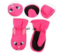 DECHOUS Ski Gloves Windproof Thermal Mittens with Non Slip Palm for Boys and Lightweight Warm Childrens Snow Gloves for Winter Outdoor Skiing and Snowboarding Easy to Wear