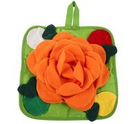 DECHOUS Slow Feeding Mat for Rabbits and Ferrets with Sturdy Polyester Material and Innovative Fun Obstacle Design, Providing A Sanitary Feeding Environment for Home Use and Travel