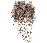 DECHOUS Small Aquarium Gravel 3-6mm Decorative River Pebbles for Fish Tank and Plants, Realistic Elegant Stones, Space Saving Design for Indoor Small Aquariums