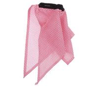 DECHOUS Small Pet Arabian Dog Costume Bandana with Pink Plaid Middle Eastern Head Wrap Scarf for Cats and Dogs Festival Halloween Dress Up