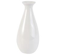 DECHOUS Small White Vase 10cm, Mini Small White Ceramic Bud Vase Elegant Porcelain Flower Vases for Home Decor Table Centerpieces