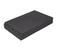 DECHOUS Speaker Isolation Pads 5 Angle Settings for Bookshelf Speakers | Polyurethane Black Cushion, Fire-retardant Finish, Decouples from Desk, for Live Sound Setups and Home Use