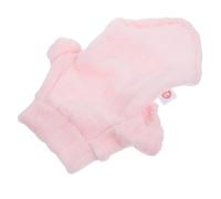 DECHOUS Sphynx Cat Winter Coat Thermal Warm High Neck Pet Sweater with Sleeves Light Pink Breathable Cat Apparel