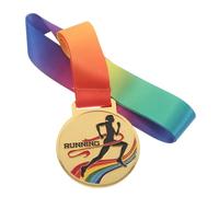 DECHOUS Sports Award Medal for Runner with Zinc Alloy Material and Neck Lanyard, Easy Storage and Convenient Display, for Track and Marathon Competitions