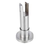 DECHOUS Stainless Steel Toilet Partition Bracket with High Load Capacity and Stable Support, Silver Metal Furniture Leg for Public Restroom Hardware Accessories