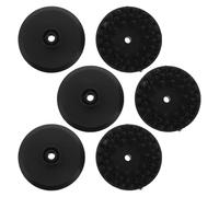 DECHOUS Steam cleaner brush attachment 6pcs plastic deep cleaning brushes for grout and tile cleaning in home and kitchen with heat resistant properties