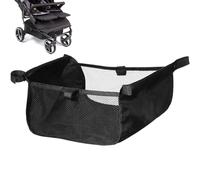 DECHOUS Stroller Storage Basket Organizer Bag Under Stroller Net Bag in Black for Prams and Pushchairs for Shopping and Travel Accessories
