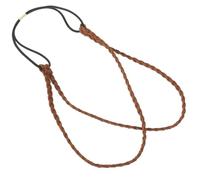 DECHOUS Stylish Handmade Woven Braided Hairband with Adjustable Strap Comfortable Fabric Material for Casual Events or Dance Recitals