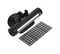 DECHOUS Temporary Parking Phone Number Card Plate for Car, Versatile User-friendly Operation with Sturdy Aluminum Alloy and Rubber Materials, Vehicle Phone Number Holder for Easy