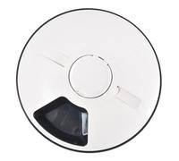 DECHOUS Timed Auto Pet Feeder 6-Meal Automatic Pet Food Bowl with Timer for Cats and Small Dogs, Gray-White Smart Feeding Container for Scheduled Portion Control