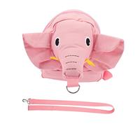 DECHOUS Toddler Elephant Backpack with Leash for Girls, Anti-Lost Safety Harness with Wrist Link, Pink Boys and Girls Harness Backpack for Preschool Walking and Outdoor Activities
