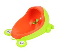 DECHOUS Toddler Urinal Potty for Boys with Pinwheel Plastic Stand-up Potty Training Urinal Light Green Cartoon Design Can be Hung on Wall