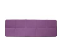 DECHOUS TPE Foldable Yoga Mat 183x61x0.6cm Non-Slip Lightweight Fitness Mat Portable Travel Exercise with Dual Color Purple and Pink for Outdoor and Home Use