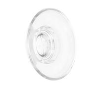 DECHOUS Transparent Glass Soap Dish with Nonslip Base Stable and Elegant Soap Holder for Bathroom Kitchen and Vanity Countertops with Draining Design Versatile Use