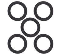 DECHOUS Tri Clamp Gasket 5pcs Rubber Seals for Pipe Fittings, Corrosion Proof O-ring Kit for Sanitary Process Industries and Beverage