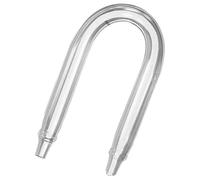 DECHOUS U-shaped Co2 Diffuser Connector Tube 15mm Aquarium Carbon Dioxide Glass Tube for Aquatic Plants Fish Tank Water Grass Co2 System