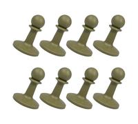 DECHOUS Ultralight Tpr Tent Pole Protective Caps 8Pcs Anti-Thunder and Rainproof Properties for Camping and Backpacking Use