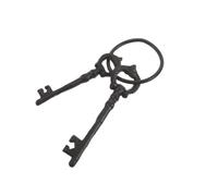 DECHOUS Vintage Cast Iron Keychain for Bag and Backpack, DIY Decoration Charm with Rustic Style, Suitable for Home and Seasonal Photography, Cool Keychain for Women and Gentlemen