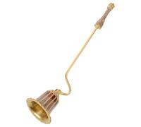 DECHOUS Vintage Enamel Candle Snuffer Long Handle Decorative Flame Extinguisher Tool Secure Wick Extinguishing Classic Retro Style