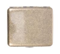 DECHOUS Vintage to Metal Cigarette Cover Flipping with Case Design Stainless Steel Cigarette Storage Holder Convenient Carry for Outdoor Use