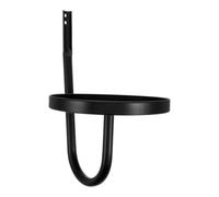 DECHOUS Wall Mounted Bird Bath for Balcony and Porch, Weather Resistant Metal Shallow Bowl with Distressed Decor, Easy to Attach on Fence or Wall, Attracts a Variety of Birds for Outdoor