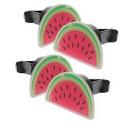 DECHOUS Watermelon Acrylic Air Decorative Freshener 4pcs Vent Clips Car Outlet Clips Space-saving Fragrance Diffuser for Accessories Auto Interior