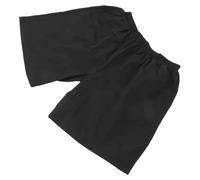 DECHOUS Waterproof Hair Resistant for Professional Use Dog Grooming Pants Anti-static and Easy Cleaning Polyester Workwear Black Shorts for Pet Groomers and Salon Staff