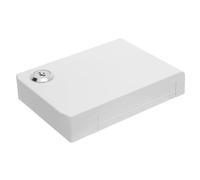 DECHOUS Waterproof Outdoor Electrical Box Cover for 86 Type Socket and Electrical Outlet, White Plastic Weatherproof Push Button Switch Cover with High Impact Resistance for Frequent Use