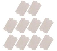 DECHOUS Waveguide Mica Plates Microwave Oven Repair Parts 10Pcs High Temperature Resistant Insulation Sheets Small Size Suitable for Midea Microwaves