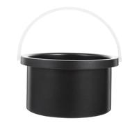 DECHOUS Wax Heater Inner Pot Hair Removal Waxing Supply High Efficient Safe to Use Aluminium Black Wax Melting Bowl with Handle for Beauty Care Can Be Placed