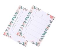 DECHOUS Weekly Planner Notepad for Daily Schedule and Organizing Tasks with Easy to Write Paper 2pcs Tear-off Do List Pad and Convenient to Carry Design for Desk Weekly Planner