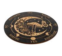 DECHOUS Wooden Divination Board 6-Inch Square Pendulum Spiritual Dowsing Tool for Tarot Reading and Home Altar